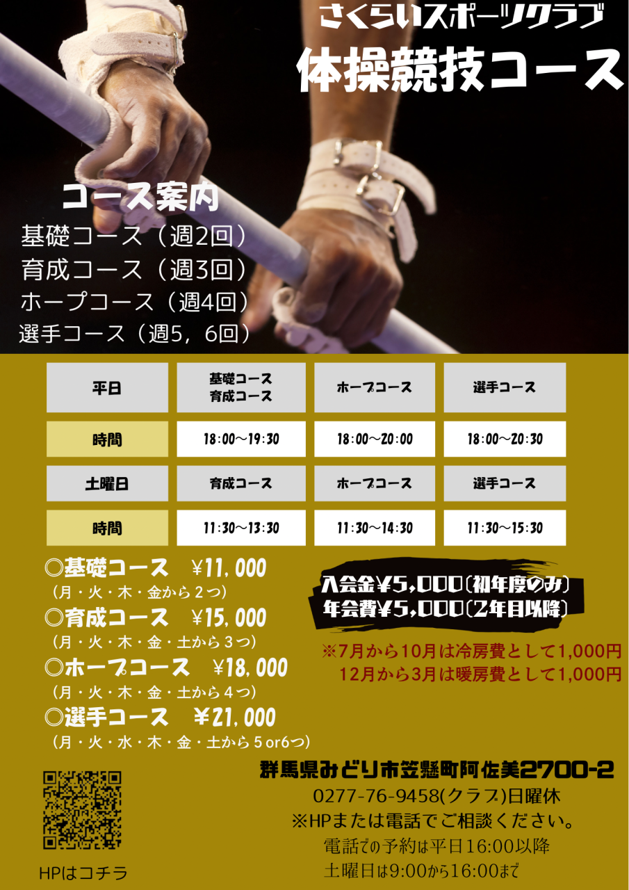 体操競技コースのコピー